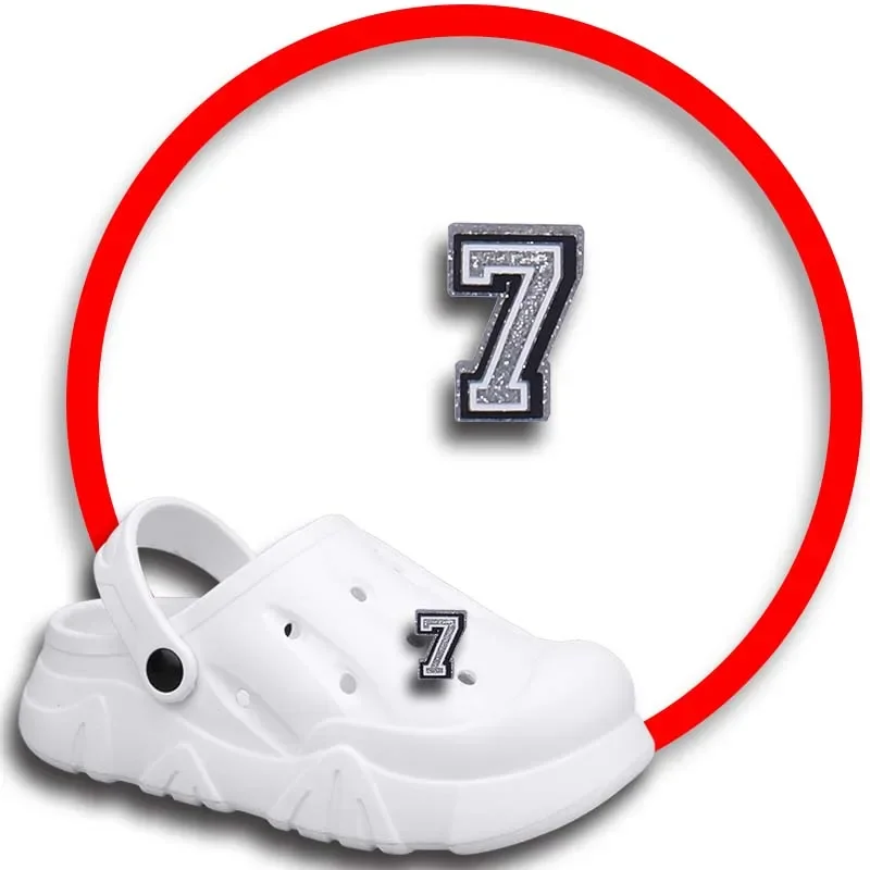 

Number Shoe Charms for Crocs Sandals Women Clogs Pins Shoe Decorations Accessory Men Badges Boys Girls Kids Shoes Accessories