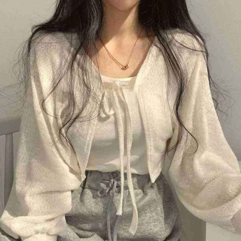 

Summer Wind Sunscreen Small Coat with Susp Skirt Women's ort Outerwear Hong Kong Sle Long Sve Ultra ort Length