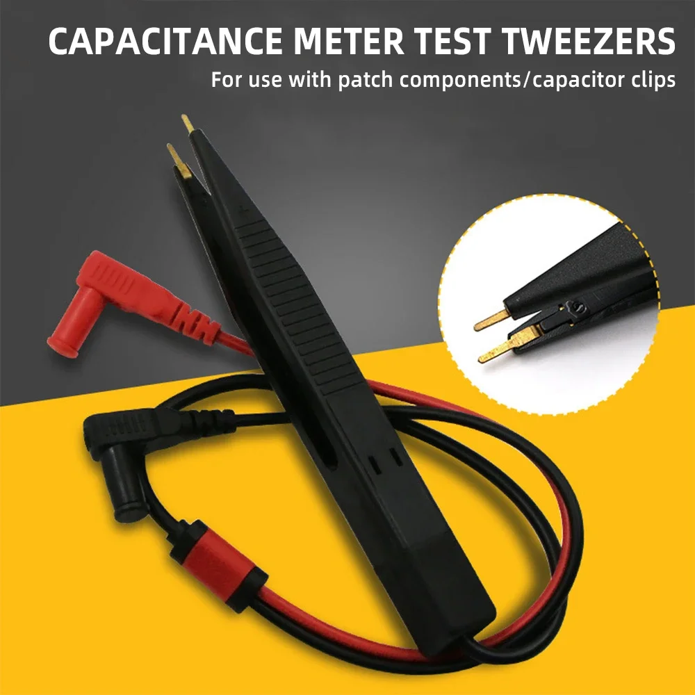 

Clip Test Pen SMD Multimeter Probe Tweezers Patch For Capacitance Inductance Resistor Measurement Multi-Use Electric Tool