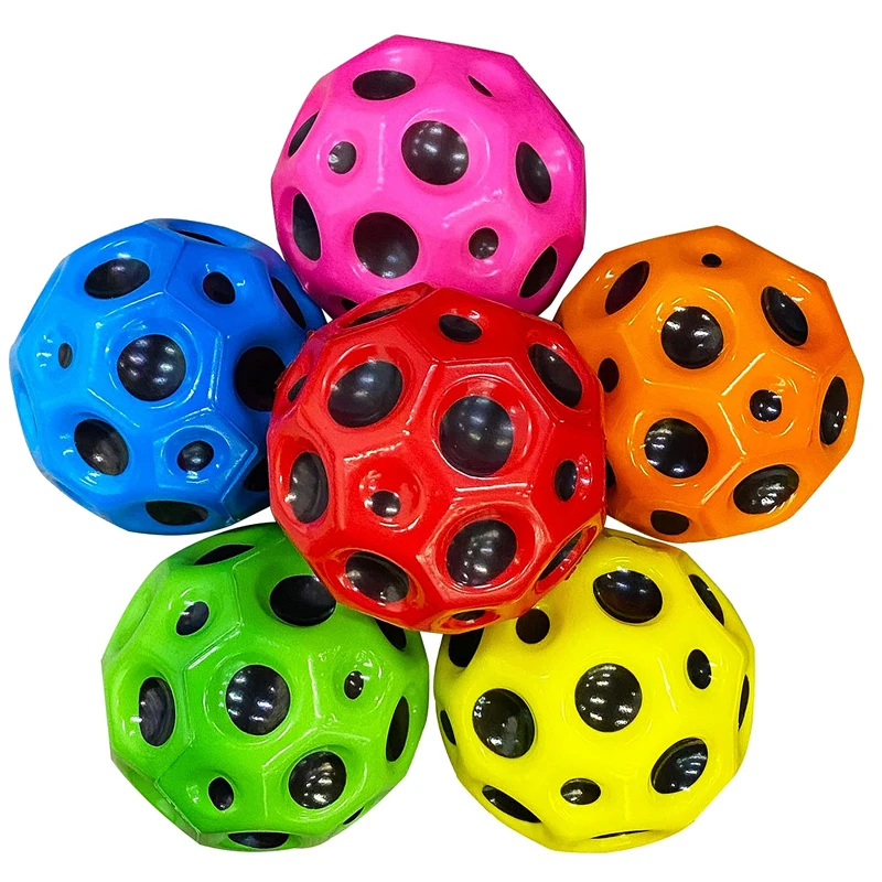 1Pcs Extreme High Bouncing Ball Space Ball Children Toys Balle Rebondissante Enfant Kinderspielzeug Pelotas Saltarinas Niños Toy