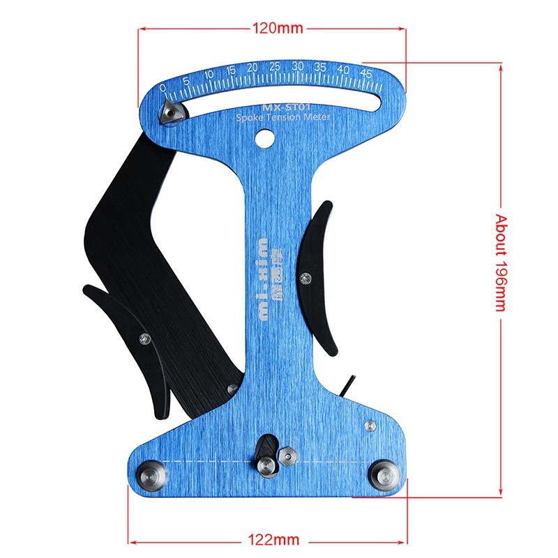 New Accurate and Stable MTB Bicycle Wheel Spoke Tension Meter Bike part Tool Spokes Check Indicator Comfortable Grip Tensiometer