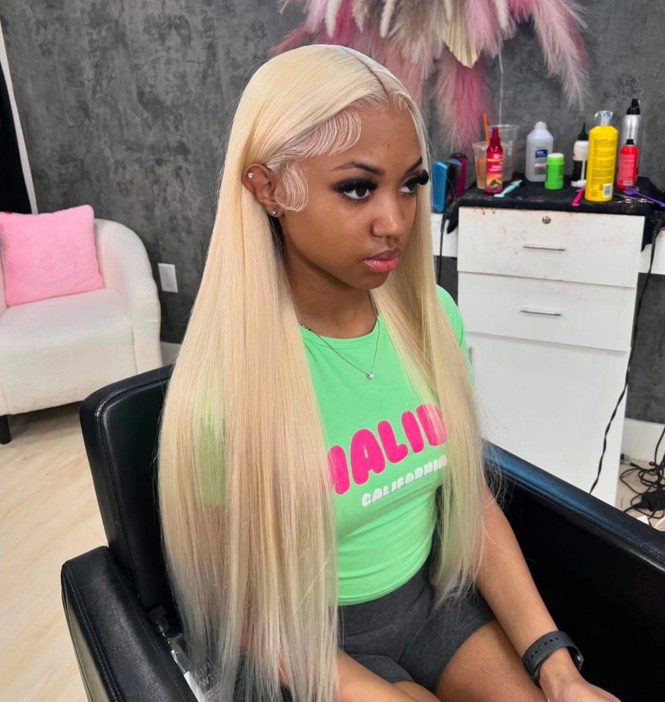 613 Blonde Colored Straight Lace Frontal Wigs HD Transparent 13x4 13x6 Lace Human Hair Wigs Lace Front Wigs For Women 30 36 Inch