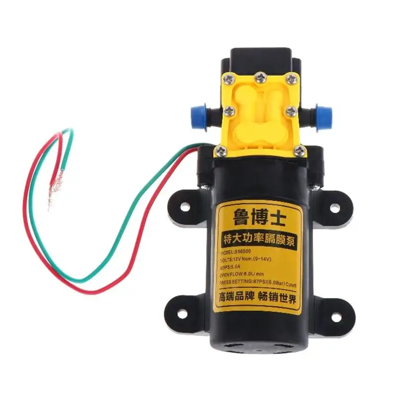 12V Electric Diaphragm Water Pump High Pressure Self Priming Sprayer Pump