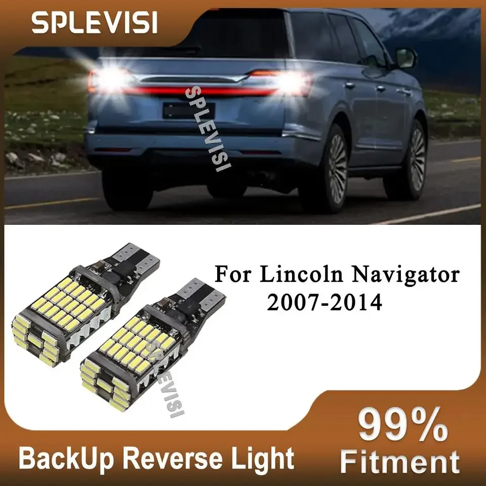 

LED Bulb Reverse Back Up Light New Upgrade Design(Pack of 2) For Lincoln Navigator 2007-2014 2013 2012 2011 2010 2009 2008 2007