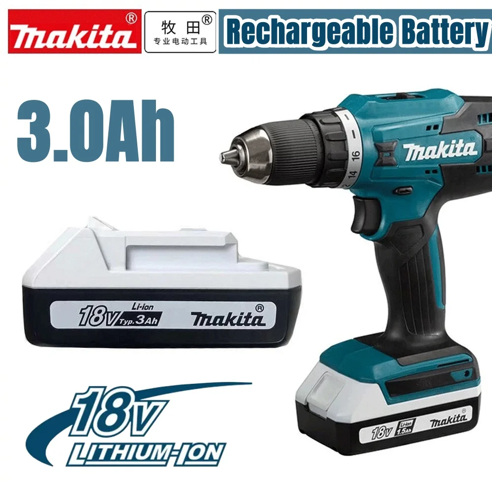 

✨✨ Li-ion 3AH 18V makita MAk TW202D BL1811G BL1815G BL1813G BL1820G BL1813G BL1825G 195608-4 CL183D DF457D DF457DWE Battery