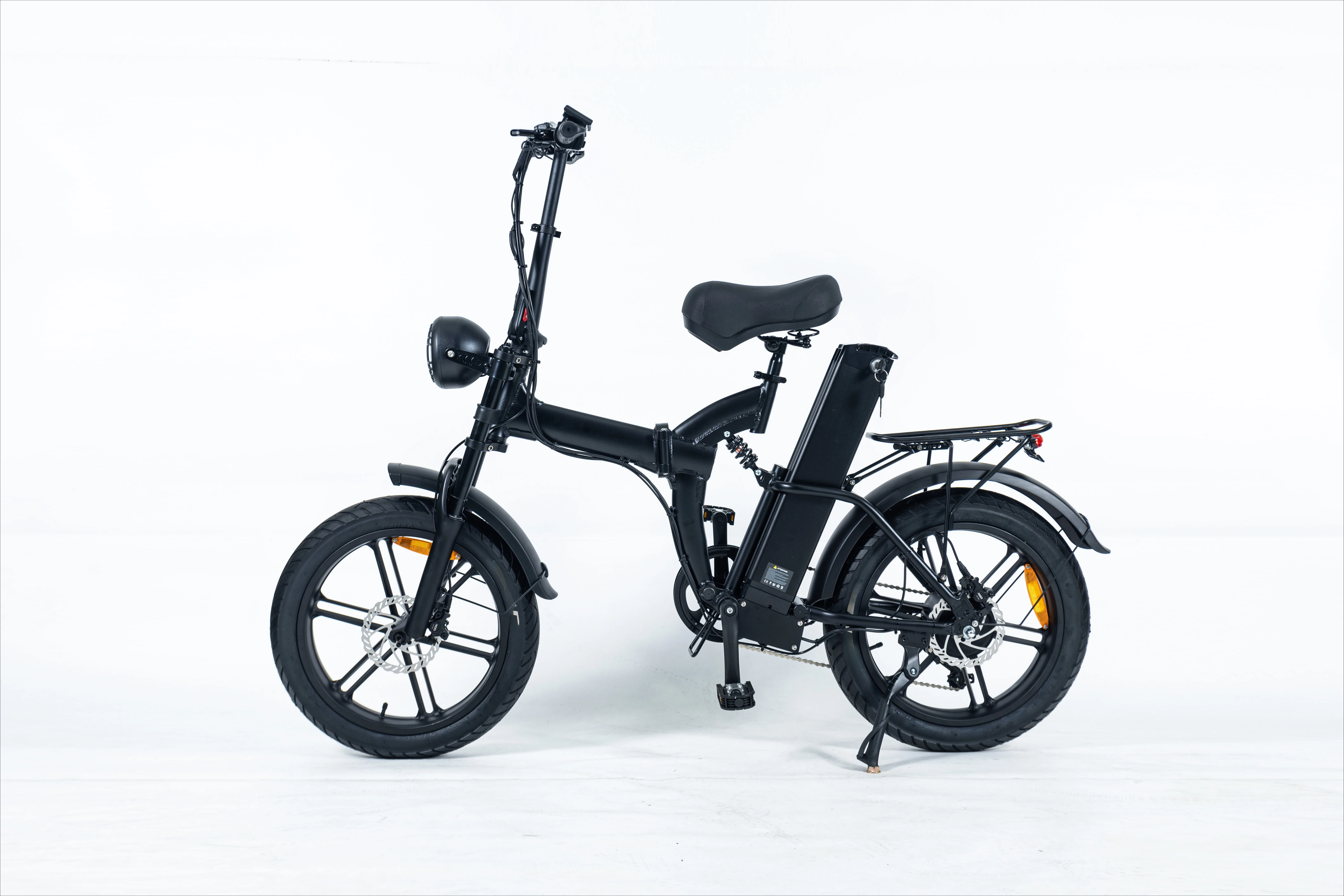 20-Inch Front Air Fork 48v 24ah Lithium Brushless Motor Variable Speed Power Bicycle 7 Speed Hydraulic Disc Brake Fat Snow Speed