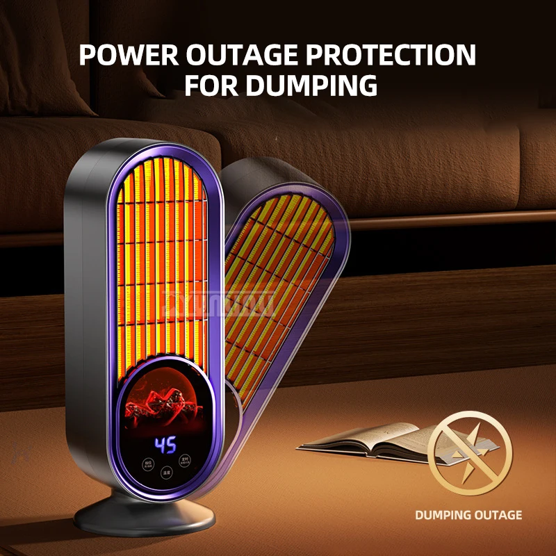 Portable Desktop Warm Air Blower Heating Machine PTC Energy Saving Warmer High-power Winter Heater