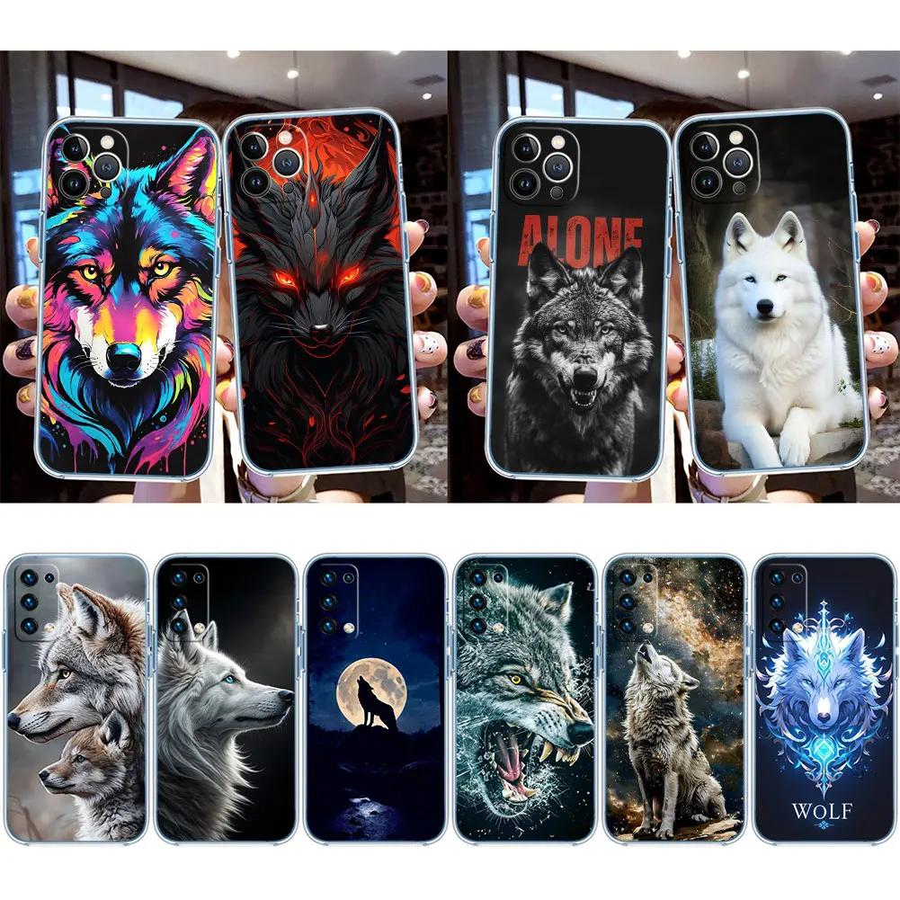 AR9 Animal Wolf Phone Case for Motorola Moto G10 G20 G30 G31 G32 G34 G35 G41 G42 G50 G51 G52 G55 G60 G60S G62 G71 G72 G75