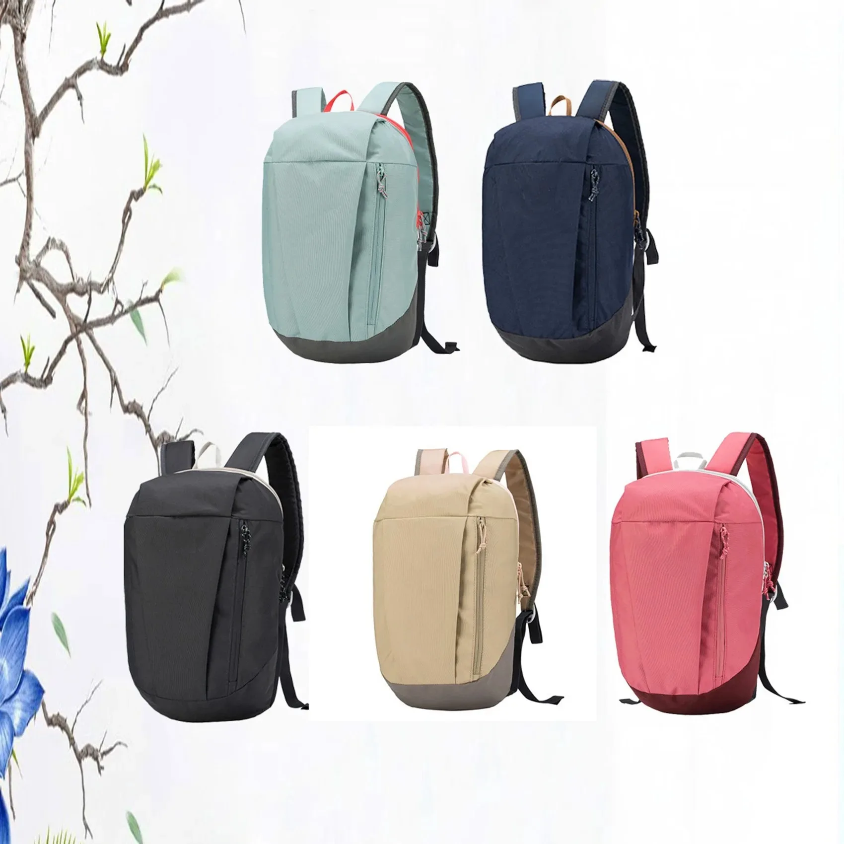 

1PC Ladies Sports Travel Mini Backpack Leisure Simple Ultra Light Travel All-match Travel Backpack Men's Sports Small Bag