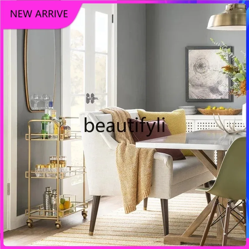 

b573 Modern light luxury bathroom mirror bathroom, wall-mounted decorative mirror light luxury enigma mirror