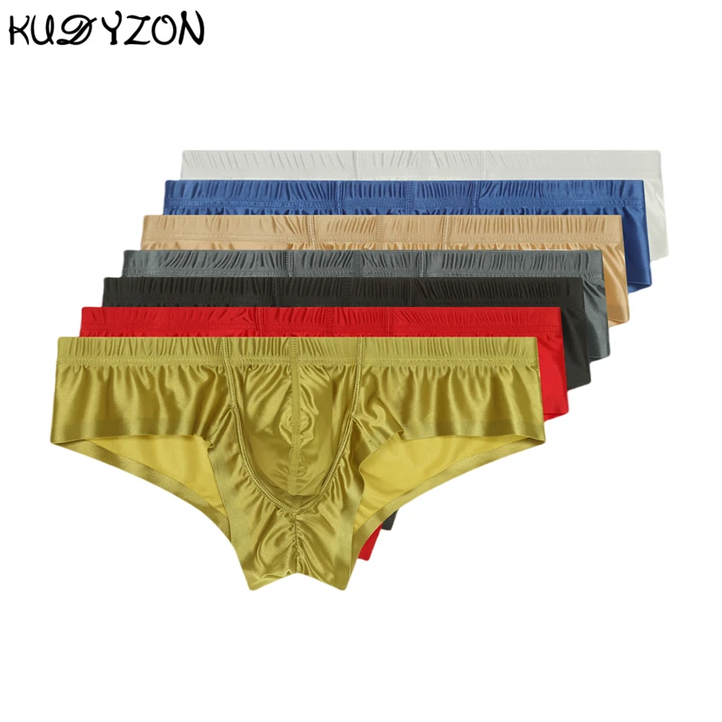 4pcs Men's Smooth Mini Panties Boxers Underwear Bikini Butt-lifting Sexy Boxer for Men Breathable Boxershorts Hombre Slips