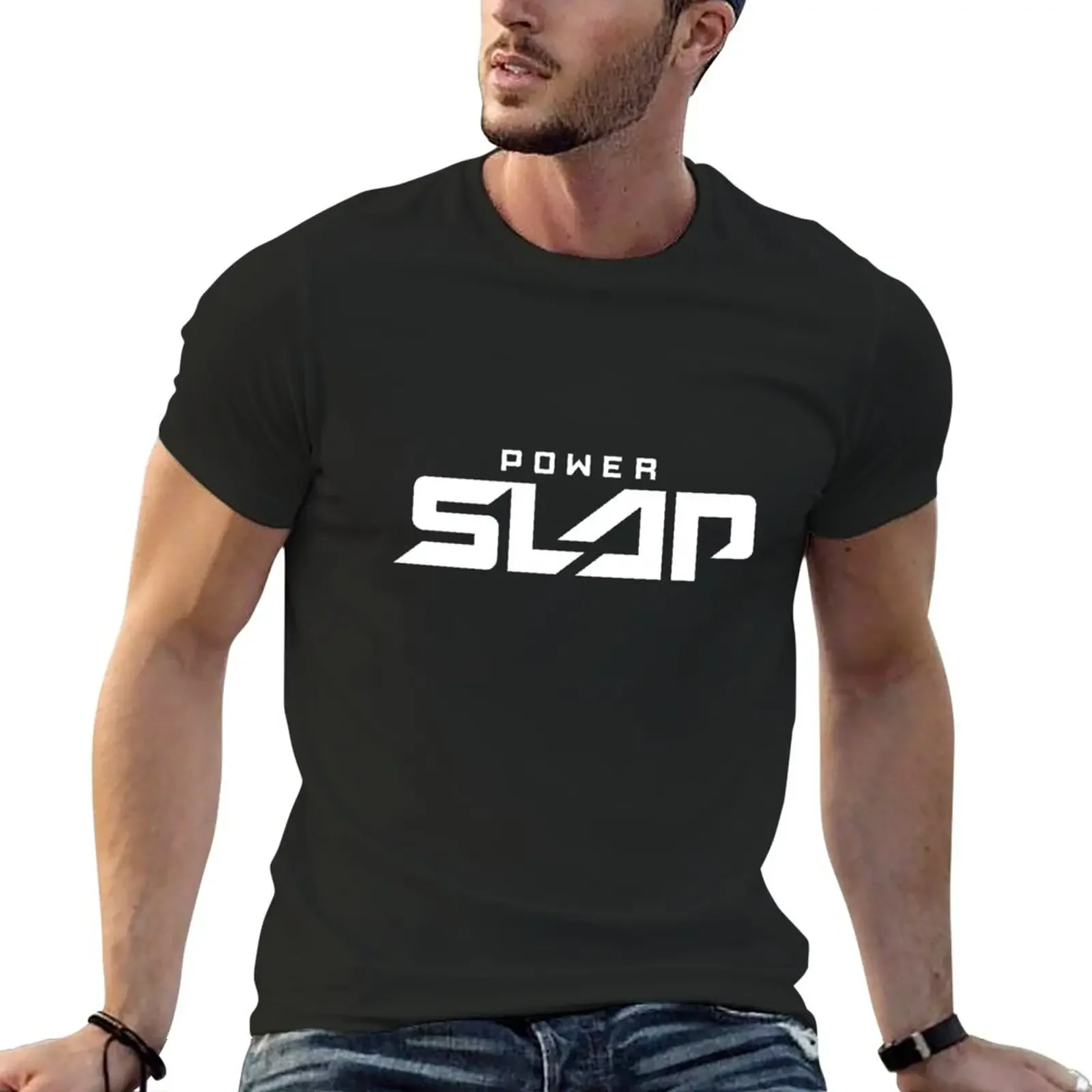 Power Slap T-Shirt plus sizes boys whites for a boy mens graphic t-shirts hip hop