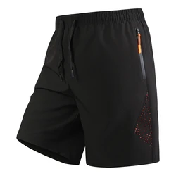 Men Running Shorts Sports Athletic Shorts Elastic Waist Breathable Workout Gym Jogging Shorts Casual Summer Outdoor Track