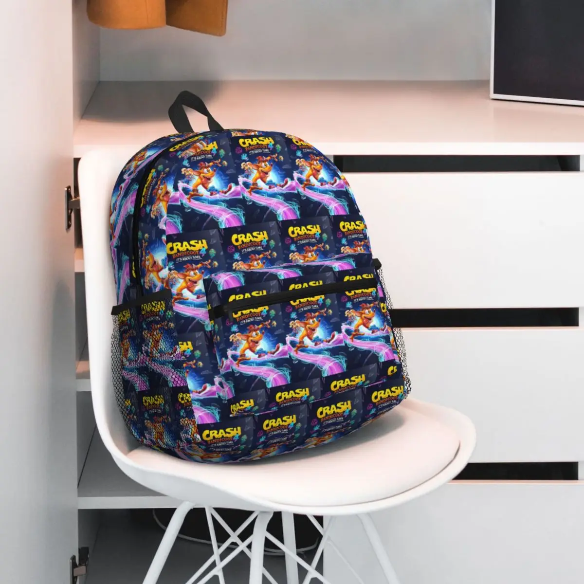 

Мультфильм Crash Bandicoot аниме студенческий рюкзак школьная сумка походный дорожный рюкзак для мужчин и женщин модная сумка для книг сумки на плечо