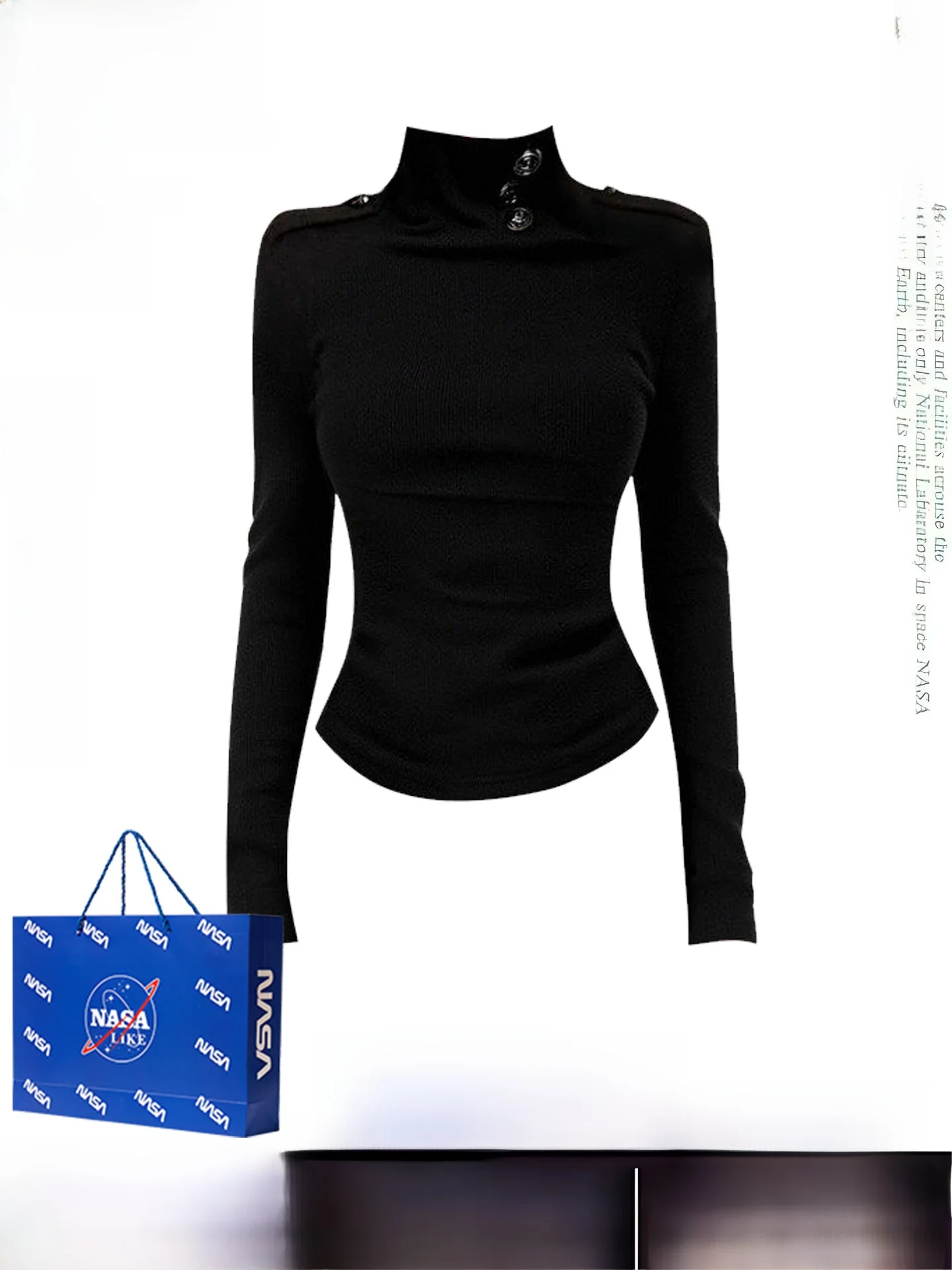 

Slim Fit High Ne Long Sve Knitted Top Women's Base Layer irt Autumn Winter Design Sensation American Hot Girl Sle