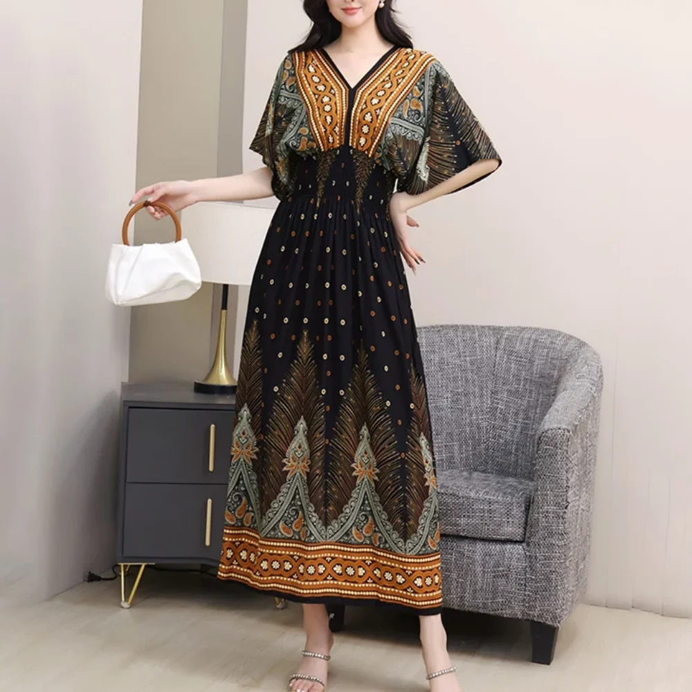 Bohemia Romantic Sweet Holiday - Midi Skirt Floral ulasan dan harga