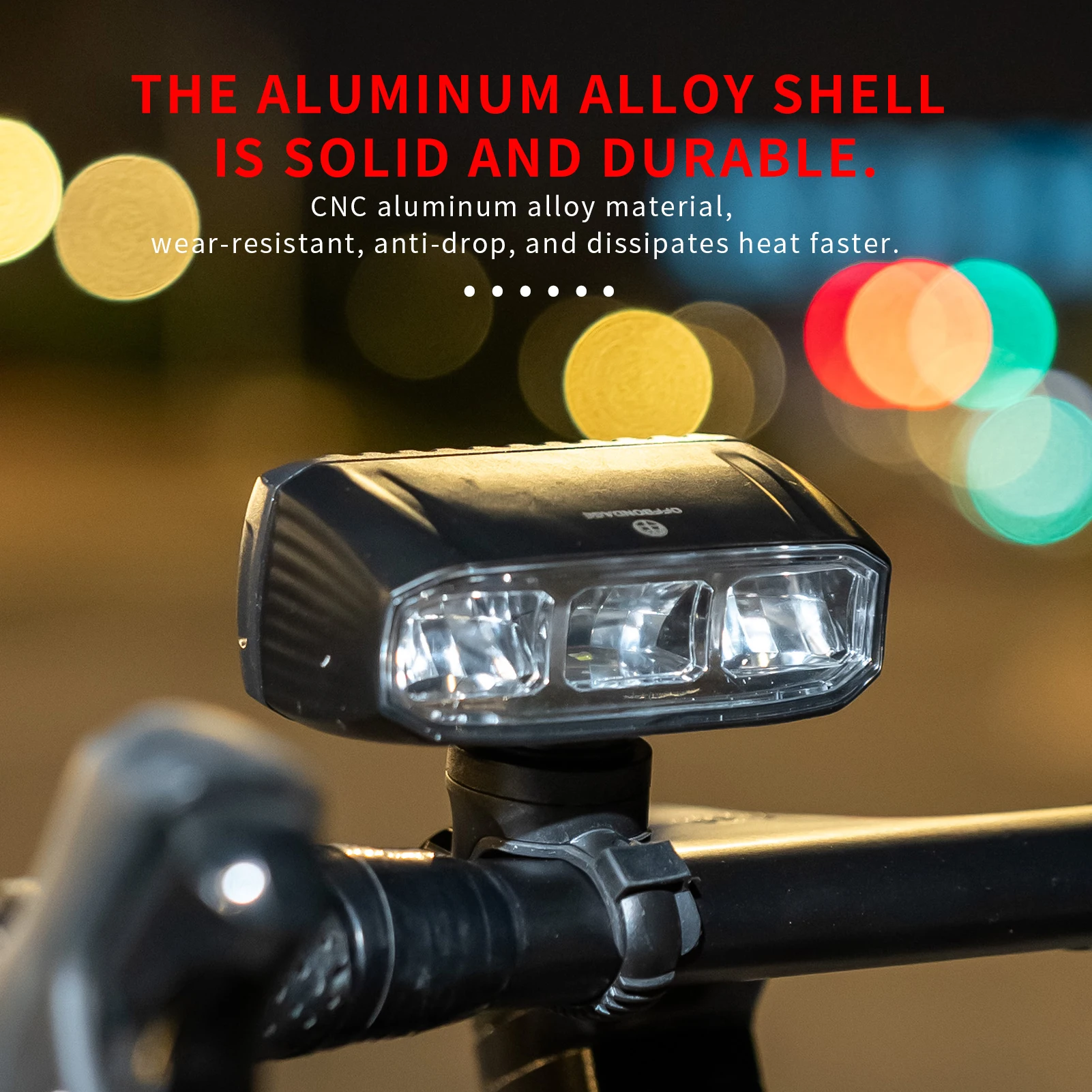 

Передний фонарь для велосипеда OFFBONDAGE, 1000LM, велосипедная фара, водонепроницаемый фонарик, USB TYPE-C, зарядка, MTB, дорожные велосипедные лампы, аксессуары