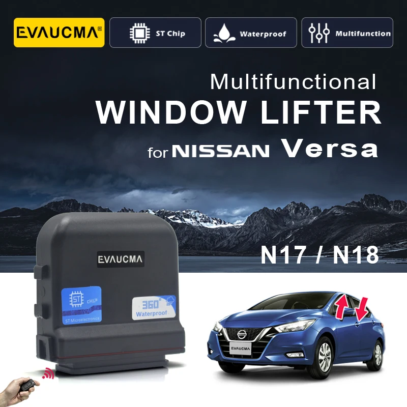 

Car Power Window Lifter Close System For Nissan Versa N17 N18 Car Auto Window Closer Lifter Alarm Accessories