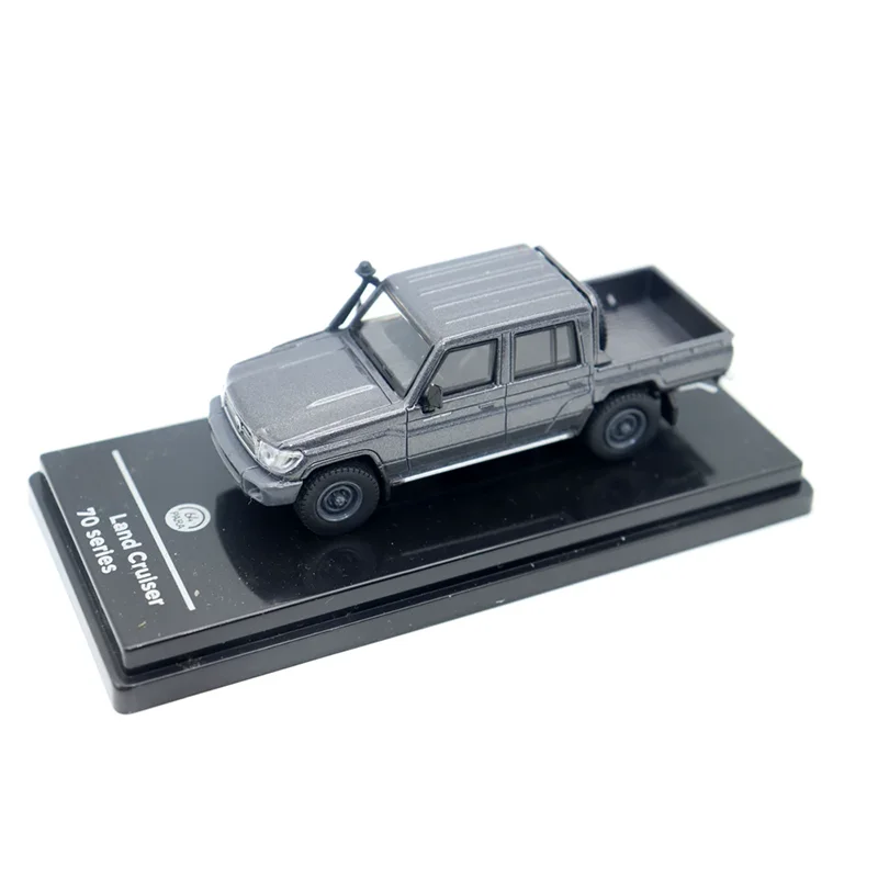 Para Diecast 1:64 Scale Land Cruiser 70 Pickup Alloy Transporter Model Static Display Collectible Toy Gift Souvenir Decoration