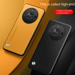 For Huawei Honor X9B X9A X8A X7A Case Soft Vegan Leather Grain Protective Back Cover Case For Huawei Honor X9B Full Cover Shell