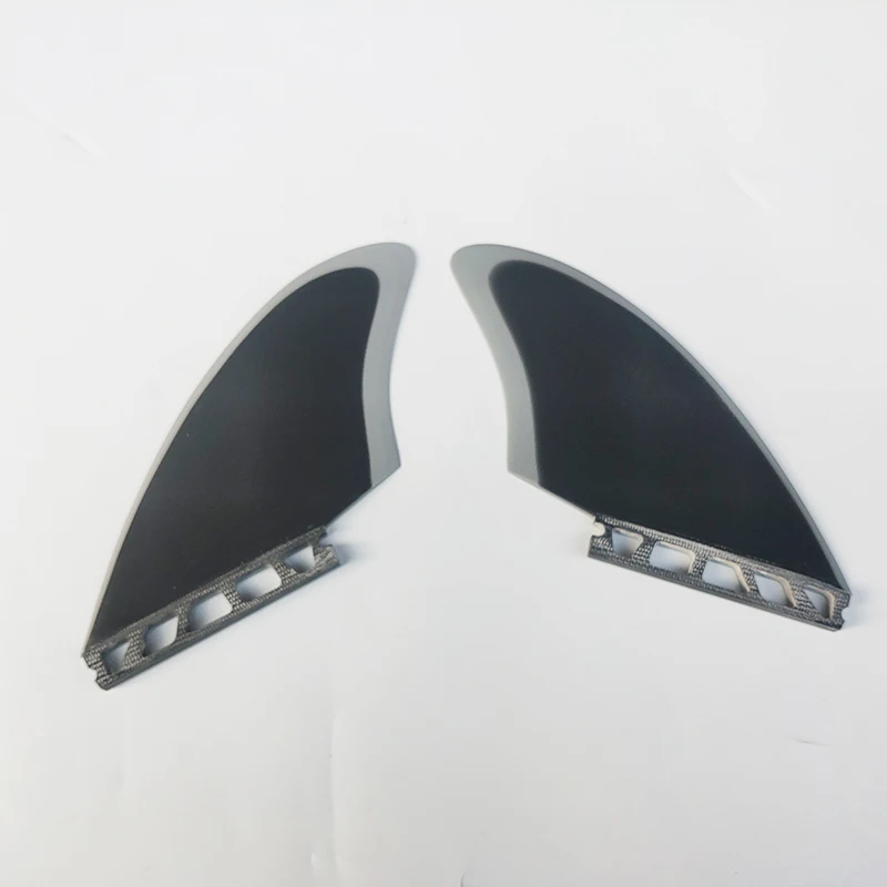 Sea Surfboards Tail Shark Fins Dual Fins Two Color Fiberglass Tail Rudders Two Piece Side Rudders Surfboard Accessories