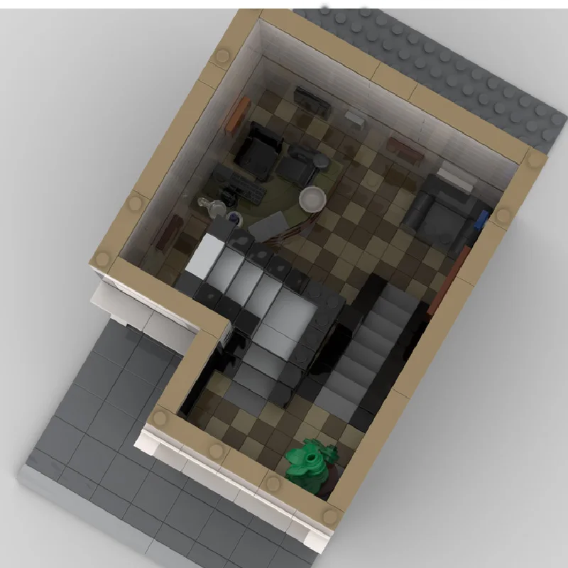 1560 PCS MOC Tall Elegant Office Building Modular Building Blocks Modern Architecture Model Display Toys Kids DIY Assembly Gifts