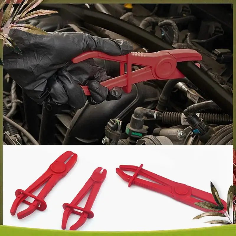 AB98-3PCS/Set Car Flexible Hose Clamps Pliers Kit Clamp Sealing Brake Fuel Line Cut Off Clamp Car Water Pipe Repair Fix Tools