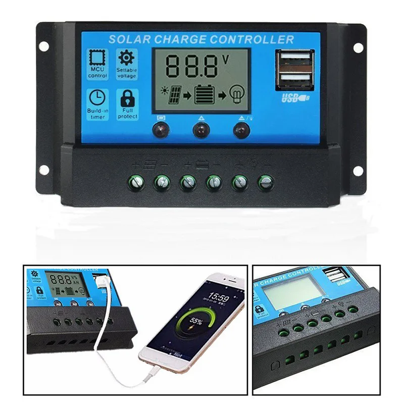 Controlador solar de panel PV omni-in 10A ~ 100A