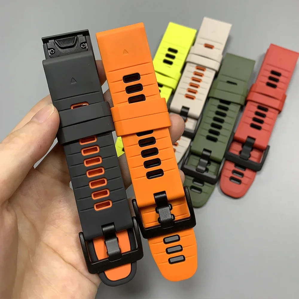 22mm 26mm Sport-Silikonarmband für Garmin Enduro/Epix Tactix 8 Instinct 3 Forerunner 970/Fenix 7X/7 8 PRO 8x QuickFit Uhrenarmband – Detail 18