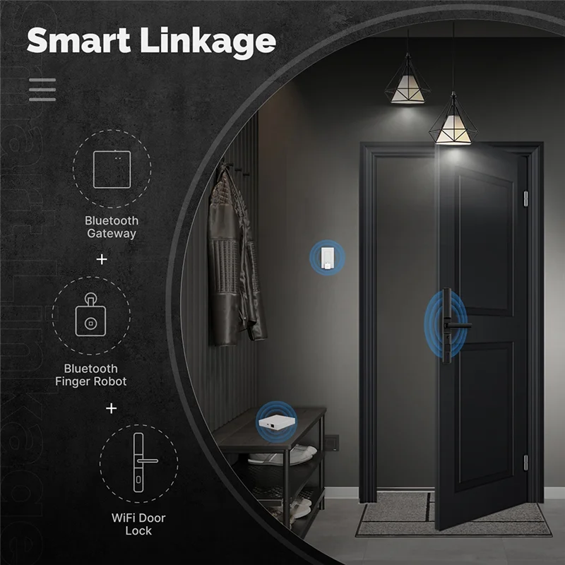 

Y19A Graffiti Smart Home Gateway BLE MESH Wired Bluetooth Gateway APP Remote Control With BEACON MESH Gateway Easy To Use