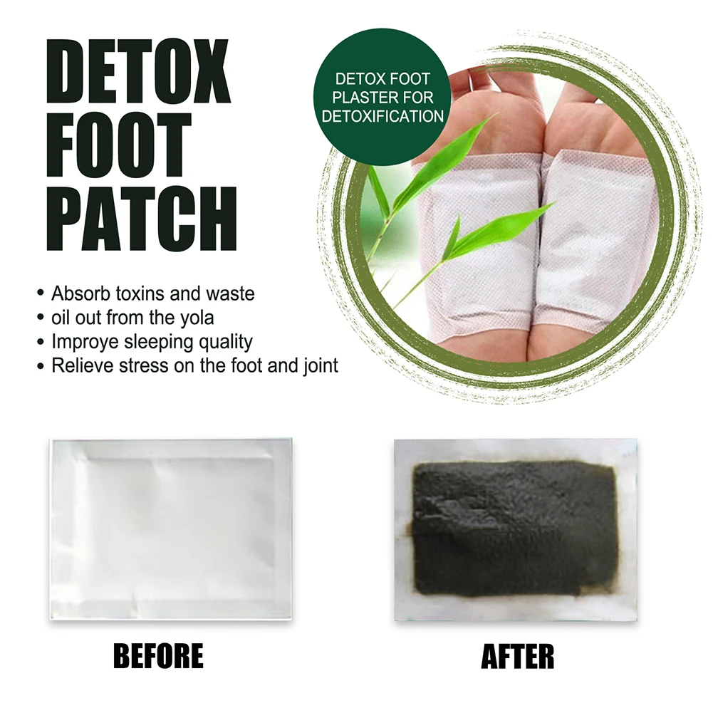 10-200pcs Detox Foot Patches Stress Relief Feet Deep Sleep Detox Sticker Foot Skin Toxins Detoxification Cleaning Foot Care Pad