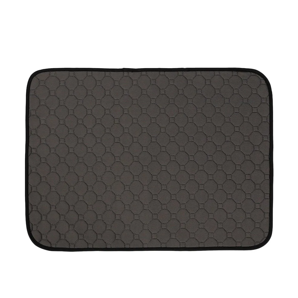 

Pet Pee Pads Water Absorption Mat For Dog Puppy Cat Washable Reusable High Absorbency Leak Proof Grey S Pet Supplies Dog Pee Mat