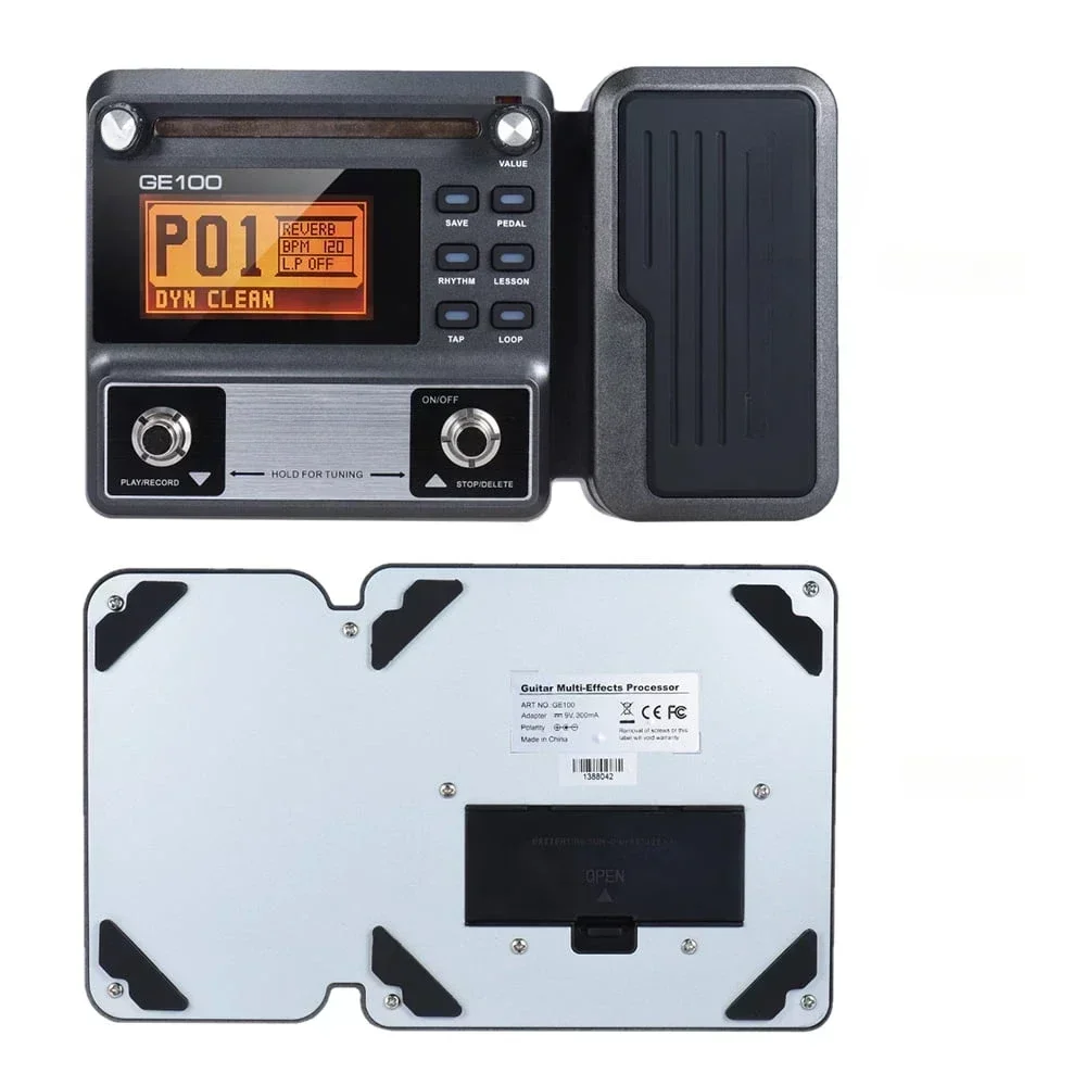 For Guitar Multi-effects Processor Effect Pedal With Loop Recording,Tuning Tap Tempo Rhythm Setting Scale And Chord Lesson Funct