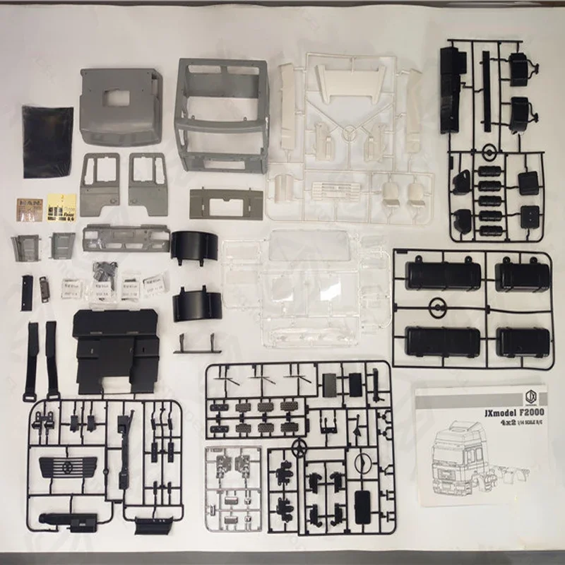 Tamiya RC Car Model 1/14 F2000 KIT Metal Car Shell Assembly Door Open Mask Truck Trailer Dump Truck Accessories