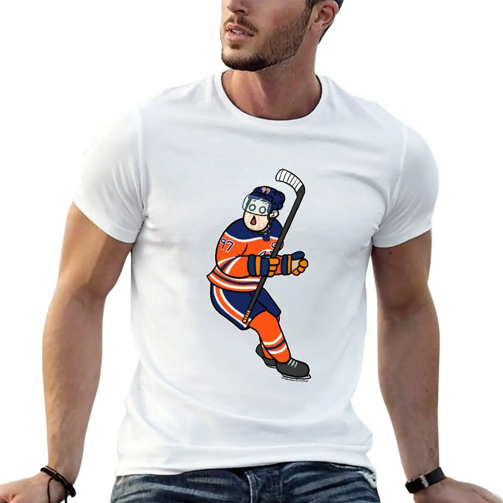 

McShocked T-Shirt essential t shirt t shirts for man pack cotton T-Shirt
