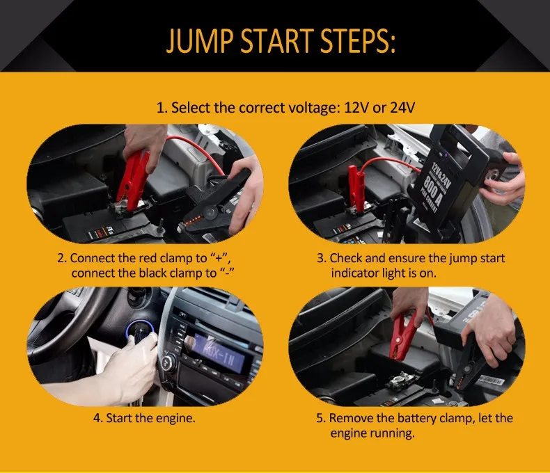 2025 رائجة البيع 12 فولت/24 فولت الانتقال كاتب مع الذروة الحالية 4000A 12 24 فولت الانتقال كاتب بطارية السيارة الانتقال كاتب 12/24 فولت