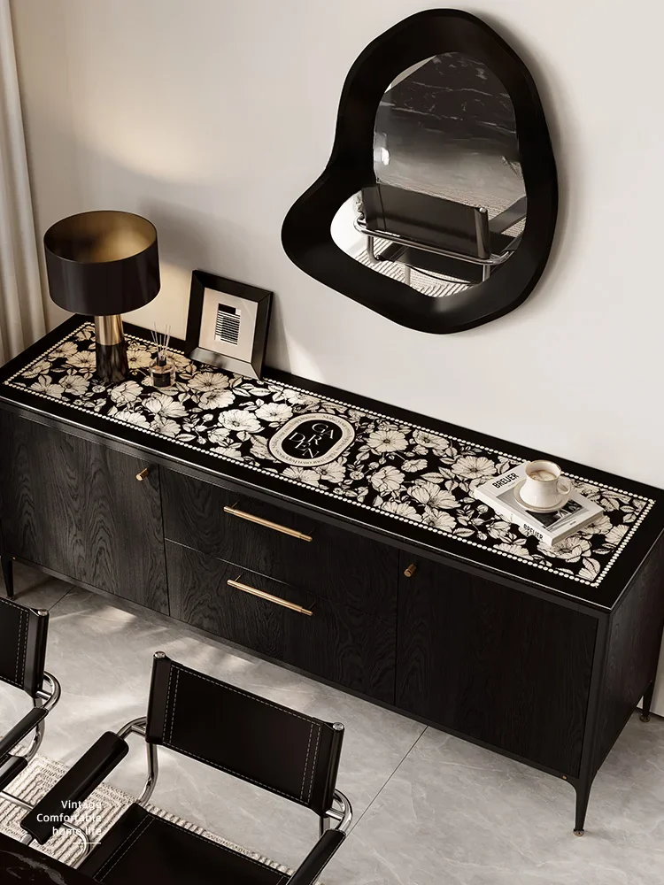 

Light Luxury Side Cabinet Table Mat Oil-proof Waterproof Washless TV Cabinet Shoe Cabinet Countertop Protective Mat Cover