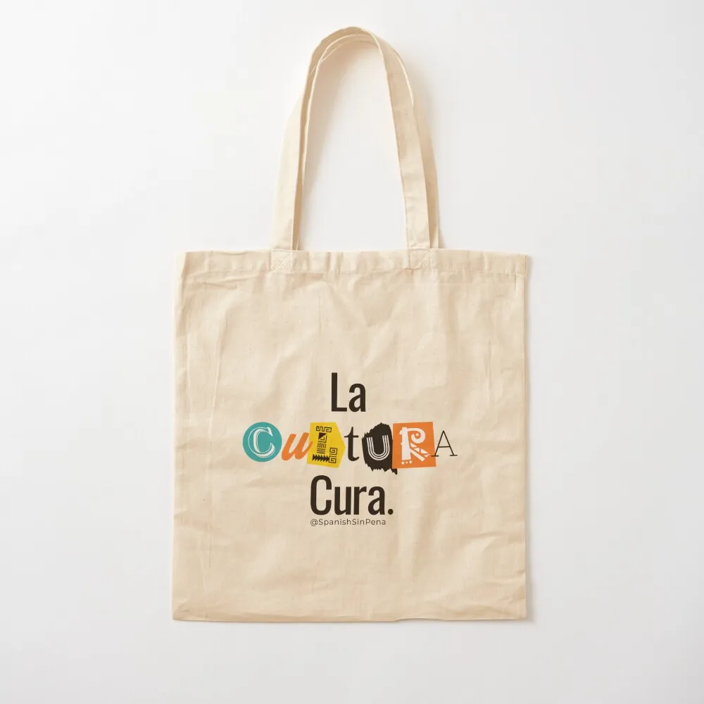 

La Cultura Cura Tote Bag Shopping bags tote university shoping large Canvas