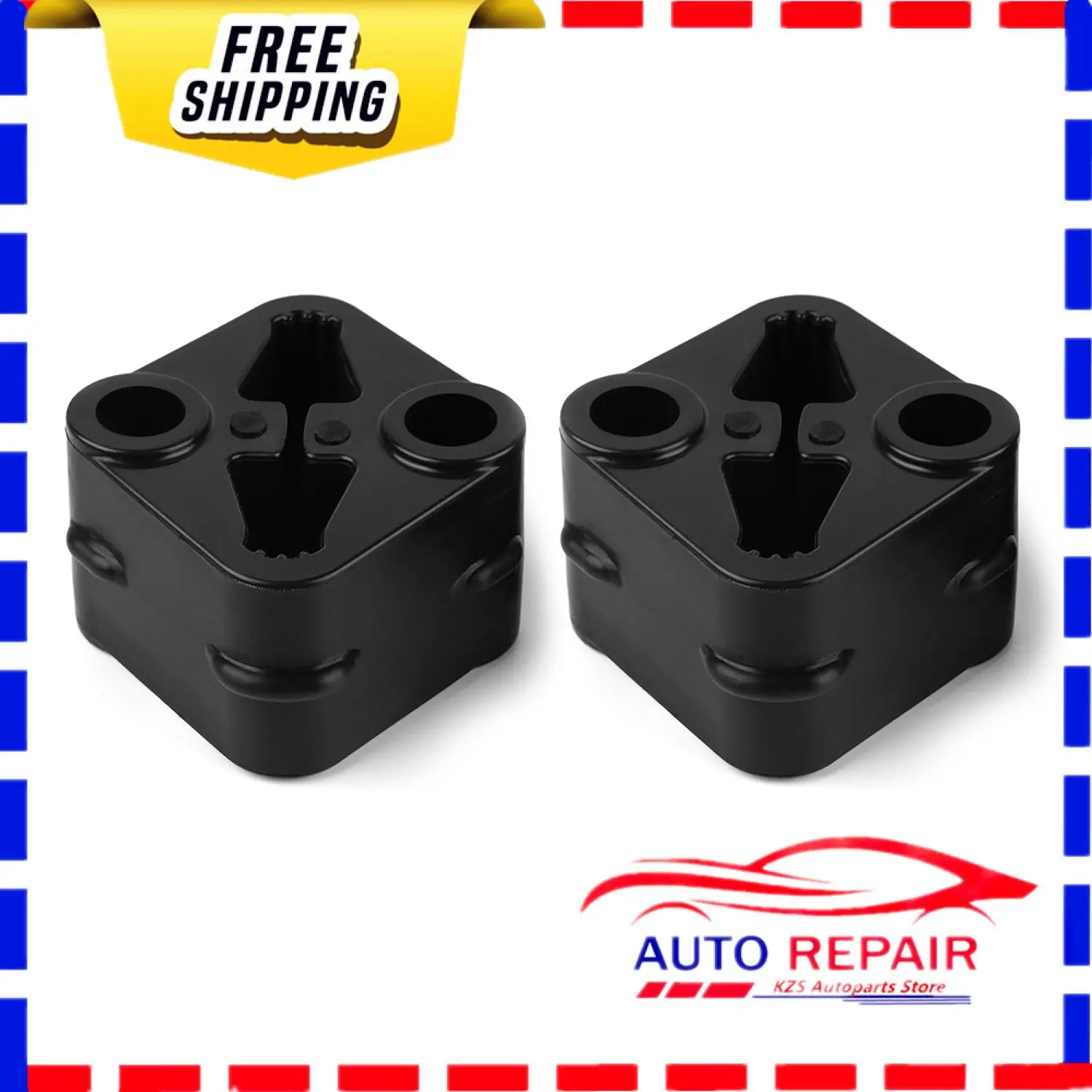 

2pcs 68519121AA 68335439AA 68410310AA 68410310AB Isolator Muffler Rubber Hanger Vibration Dampener for Ram 1500 Truck 2019-2025