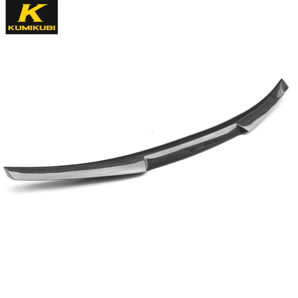 2012-2018 For Audi A6 S6 C7 M4 Style Real Carbon Fiber Trunk Spoiler High Quality Rear Wing Glossy Black Or Matte Black Body Kit