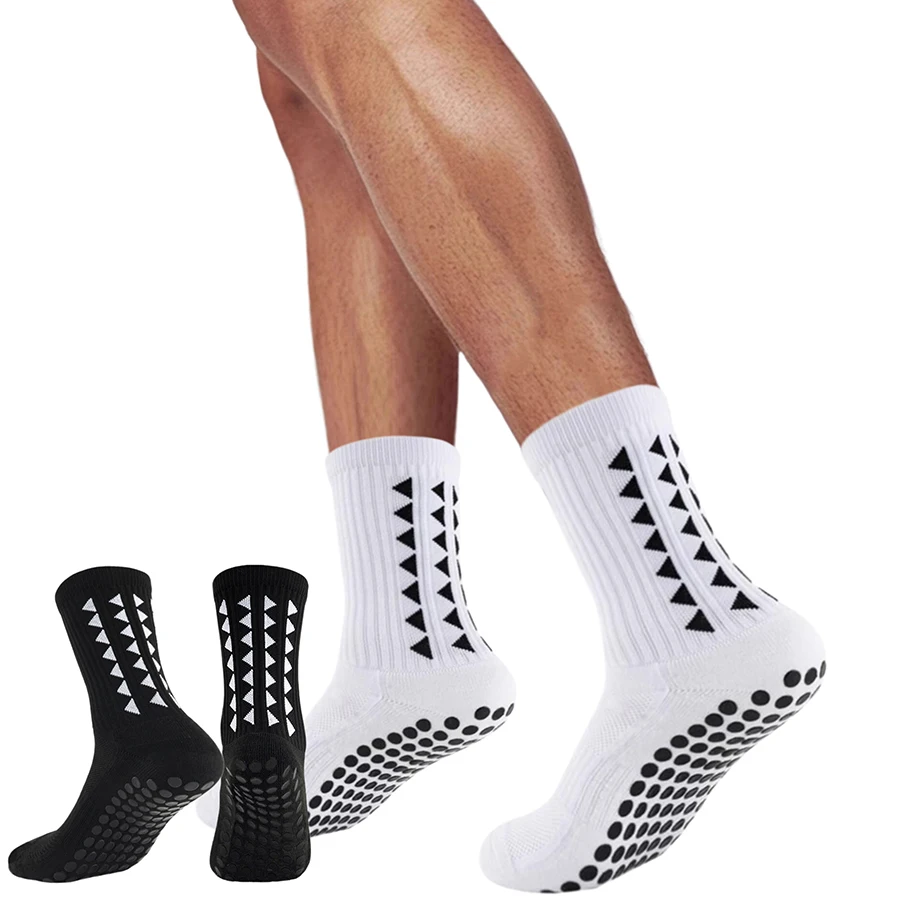 Calcetines antideslizantes para hombre y mujer, medias de fútbol, baloncesto, béisbol, Rugby, fútbol, ciclismo, senderismo, tenis, monopatín, ejercicio atlético