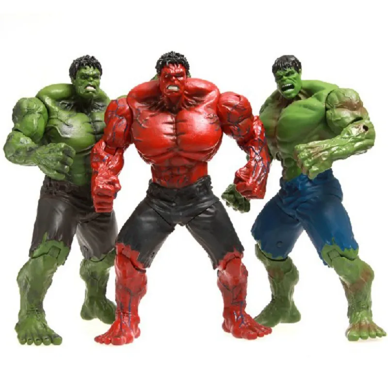 Avengers Alliance Invincible Hulk Hulk Red Giant 10 inch Joint Movable Doll Handheld Toy Collectible Model Desktop Decoration