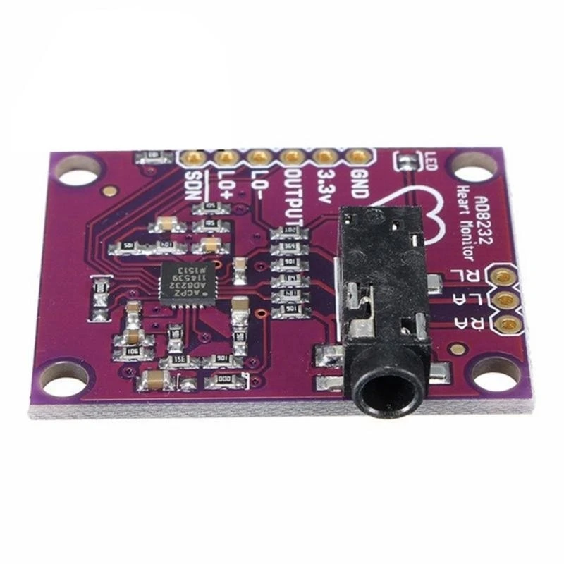 Aquisição sinal ECGs real com módulo frequência cardíaca AD8232