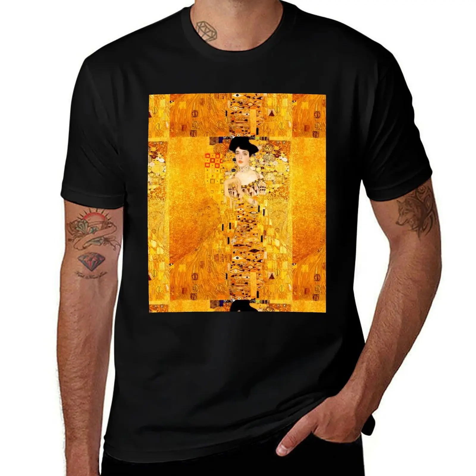 Portrait of Adele Bloch-Bauer I T-Shirt cotton t shirt man T-Shirt