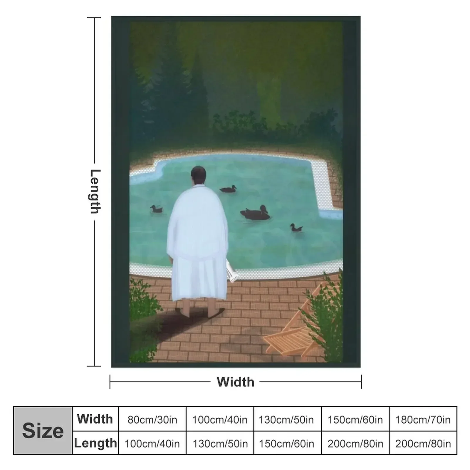 Him, with those ducks... Throw Blanket halloween Summer Plaid Soft Beds Blankets