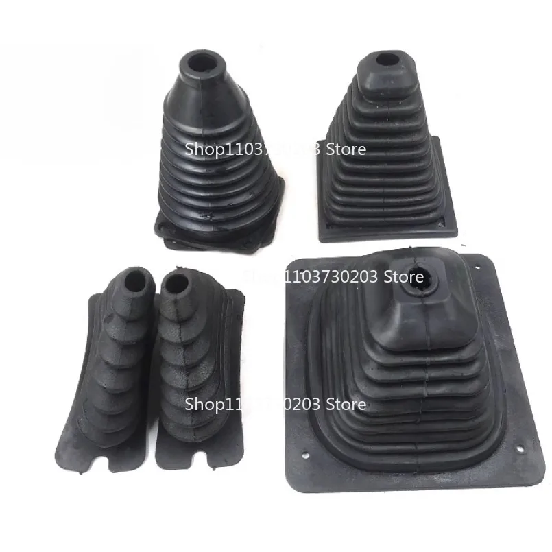 Gear Shift Collars Dust cover for Shandong small loader shift hydraulic multi-way valve control lever rubber sleeve mud