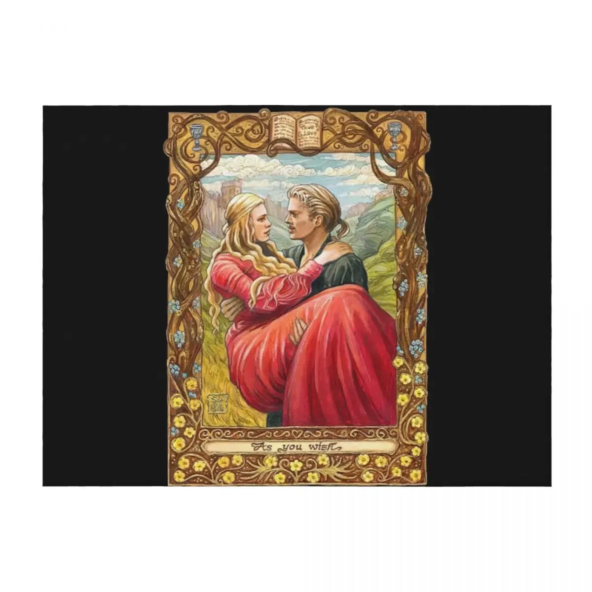 

Princess Bride Throw Blanket Vintage for winter Polar Decorative Sofas Blankets