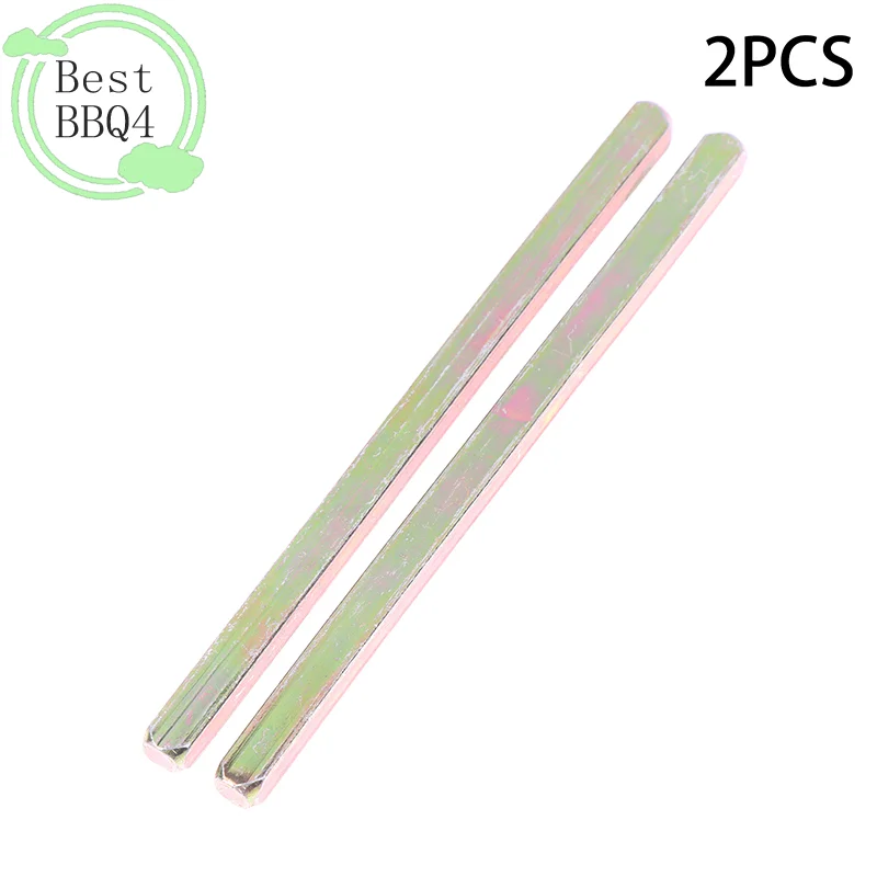 BBQ4 2PCS Side Length 8mm Door Lock Transmission Rod Lock Body Square Iron Door Handle Connecting Rod Door Lock Accessories