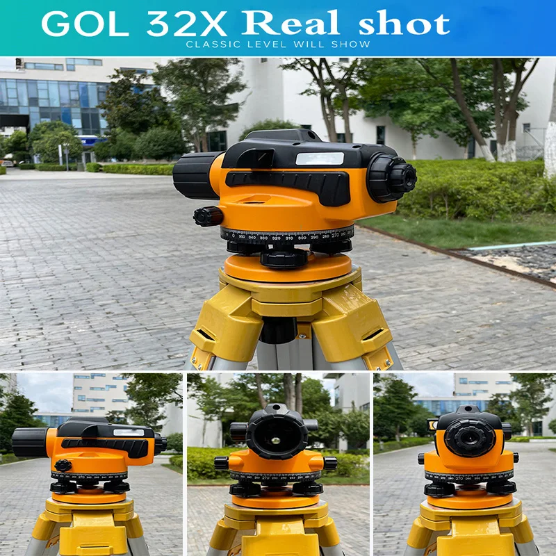 Gol-32x Optical Level High-precision Automatic Level Is Used For Surveying And Mapping Engineering Measuring Instruments