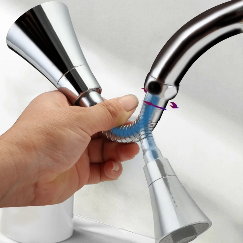 CMHI-صنبور دش مقاوم للرذاذ مهوية عالمية للمطبخ وموسع مرشح موفر للمياه المنزلي مع أنبوب حمام 1.5 متر